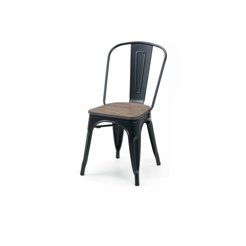 Grafton Mocha and Black Dining Chair (D43 x W46 x H85cm)