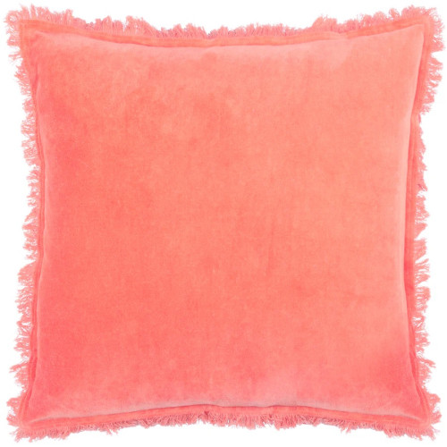 Furn Gracie Polyester Filled Cushion 45 x 45cm - Coral