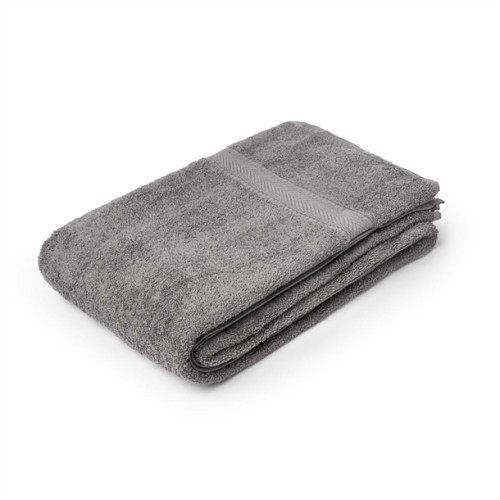 Classic Grey Cotton Bath Sheet 100 x 150cm