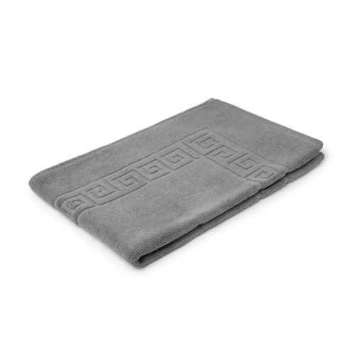 Classic Grey Cotton Bath Mat 50 x 80cm