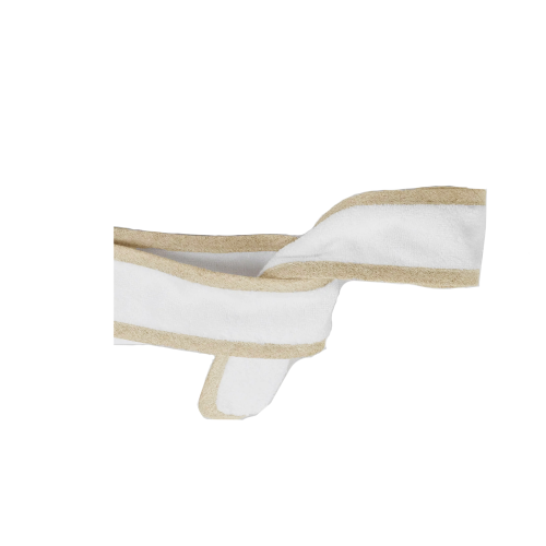 Taupe Piping White Velour Belt 70g | 190cm (Box of 10)