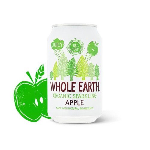 Whole Earth Sparkling Apple Drink 330ml (Box of 24)