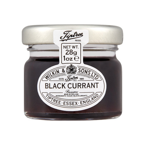 Tiptree Minature Blackcurrent Jam 28g (Box of 72)