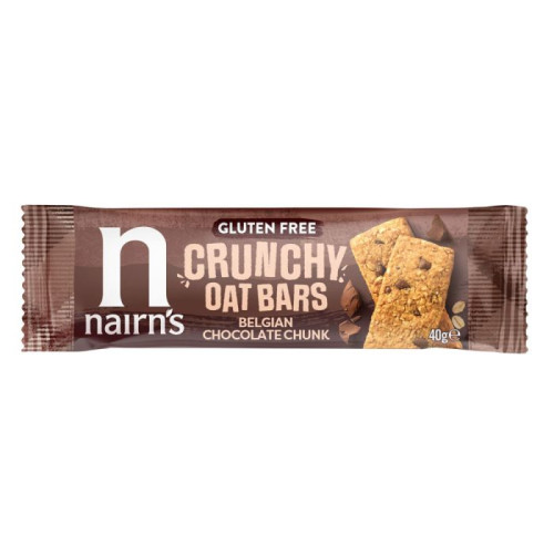 Nairn's Chocolate Chunk Crunchy Oat Bars GF (Box of 10)