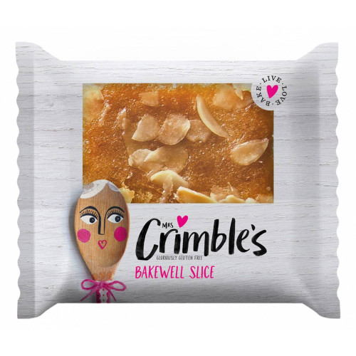 Mrs Crimble's Bakewell Slice GF Single Portion (Box of 24)