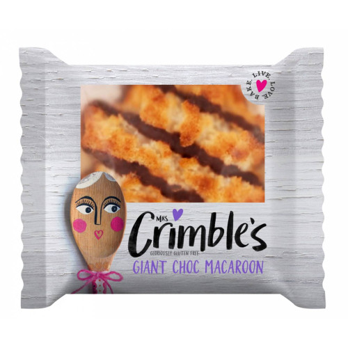 Mrs Crimble's Chocolate Macaroon GF Single Portion (Box of 20)