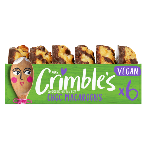 Mrs Crimble's Vegan Chocolate Macaroon GF Pack (Box of 12)