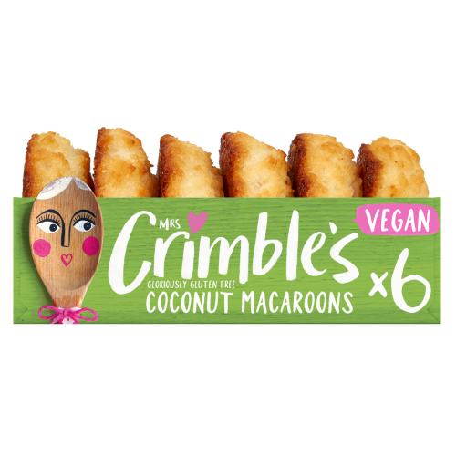 Mrs Crimble's Vegan Coconut Macaroon GF Pack (Box of 12)