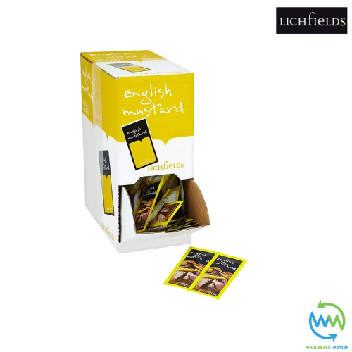 Lichfields English Mustard Sachet 10g (Box of 200)