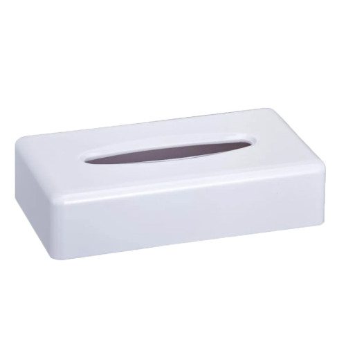 White Rectangle Tissue Box Cover 26 x 14cm (Box of 10)