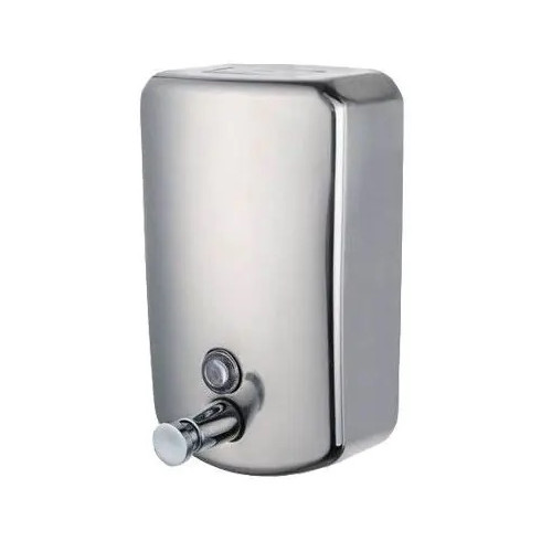 Chrome Liquid Soap Dispenser 1.2 Litre - Horizontal