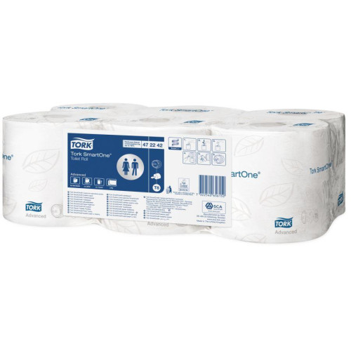Tork SmartOne 2 Ply Toilet Rolls (Box of 6)