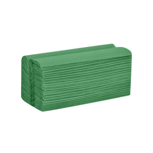 C-Fold 2 Ply Hand Towel (Box of 15) - Green