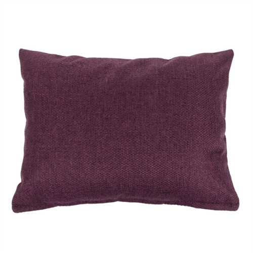 Comfort Windsor Texture Effect Finish Rectangle Cushion 32 x 42cm - Beetroot