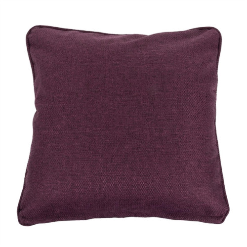 Comfort Windsor Texture Effect Finish Square Cushion 45 x 45cm - Beetroot