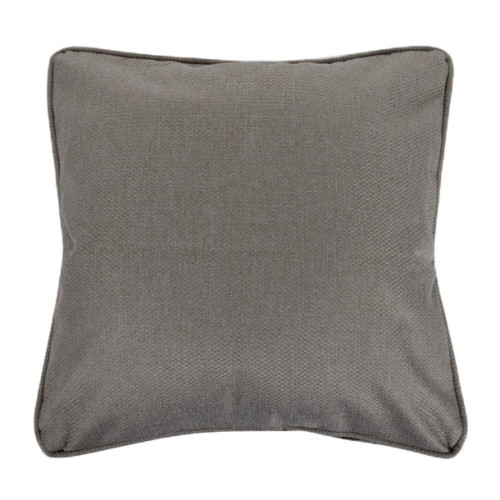 Comfort Collection Piped Cushion Square 45 x 45cm - Pewter