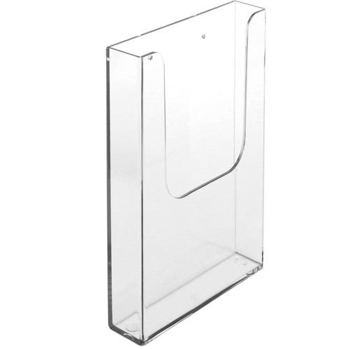 Acrylic 1/3 A4 Mountable Holder 10 x 21cm (Box of 10)