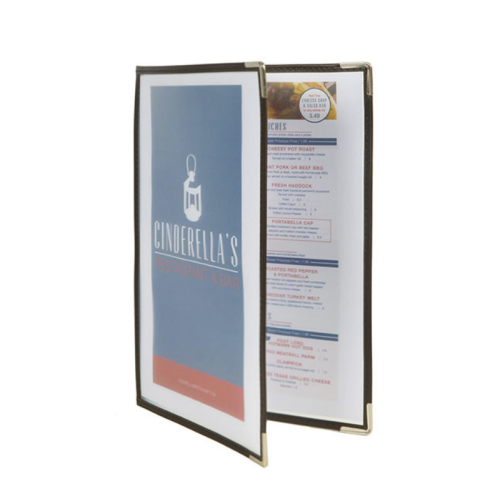 Clear Transparent A4 Menu (Box of 12)