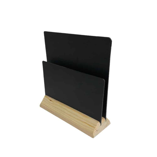 Wooden Chalkboard Menu Holder 20 x 21 x 7cm (Box of 5)