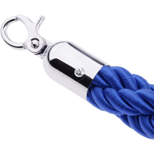 Silver and Blue Barrier Rope 1.5m