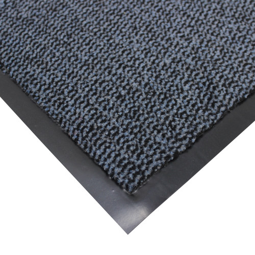 Grey & Black Commodore Runner Mat 120 x 170cm