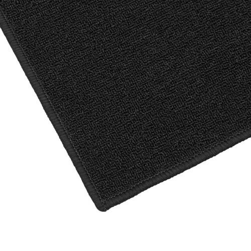 Commodore Polypropylene with Vinyl Backing Runner - Grey/Black (H1 x W140 x D80cm) - Grey/Black