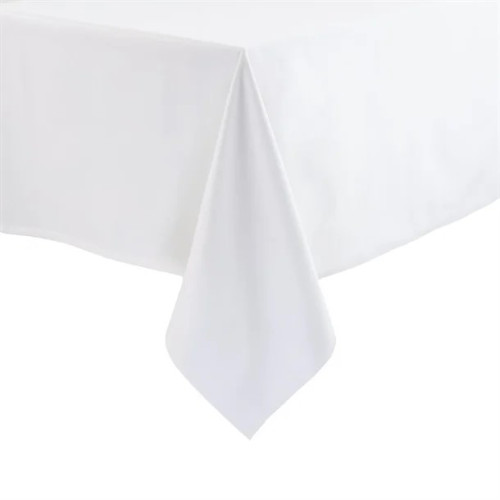White Polyester Table Cloth 178 x 275cm
