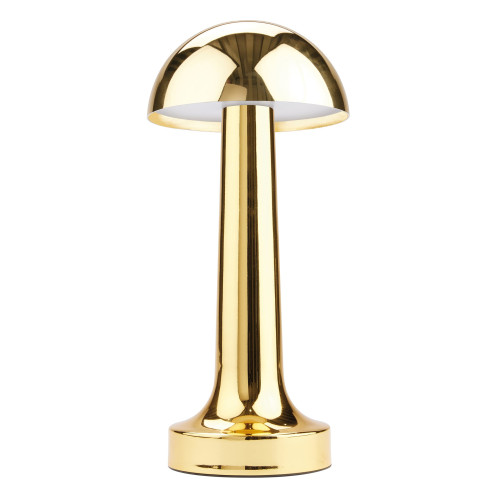 Dome LED Cordless Table Lamp 22cm - Gold