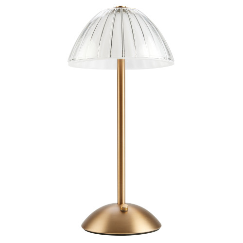Classic LED Cordless Table Lamp 31cm - Brown