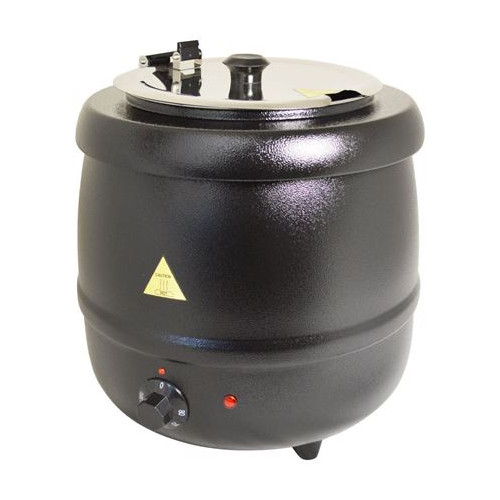 Black Electric Soup Kettle 10 Litre