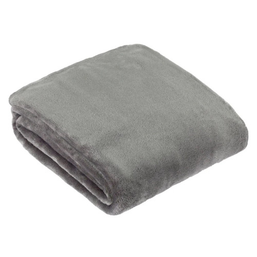 Furn Harrow Fleece Throw 140 x 180cm - Charcoal