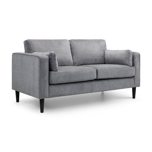 Hayward Grey Chenille 2 Seater Sofa (D89 x W167 x H86cm)