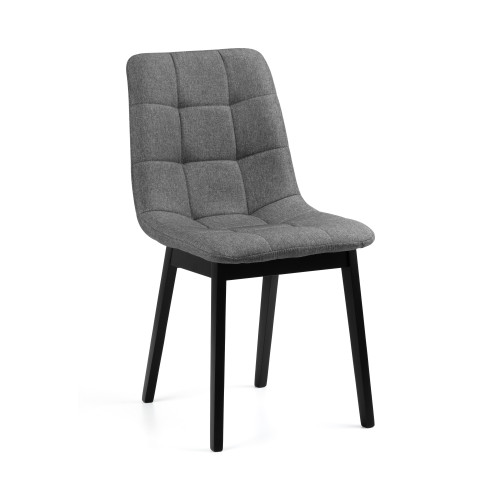 Hayden Grey Linen Dining Chair (D56 x W45 x H85cm)