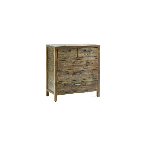 Heritage Pine FSC Mix 3+2 Drawer Chest (D44 x W84 x H90cm)