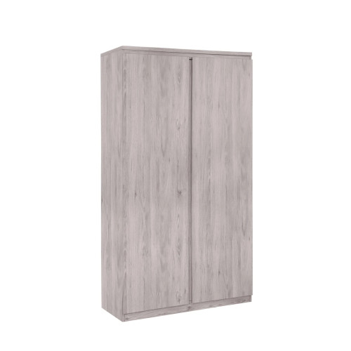 Jupiter Grey Oak 2 Door Wardrobe (D57 x W101 x H191cm)