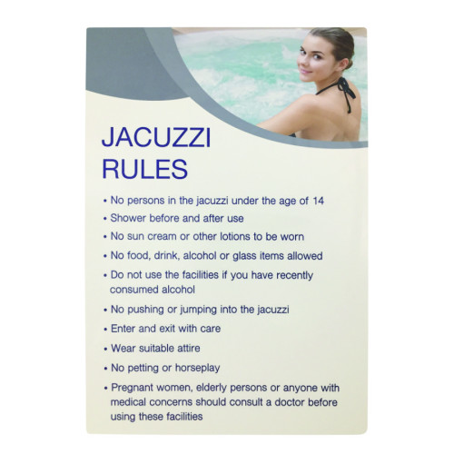 Metal Adhesive Jacuzzi Rules 28 x 40cm (Box of 5)