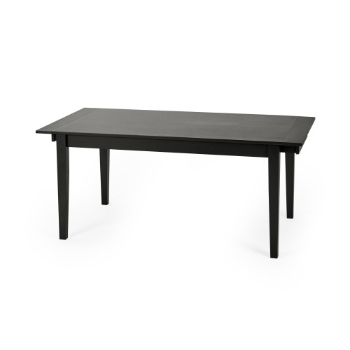 Knoxley Black Oak Rectangular Extending Dining Table (H74 x W251 x D90cm)