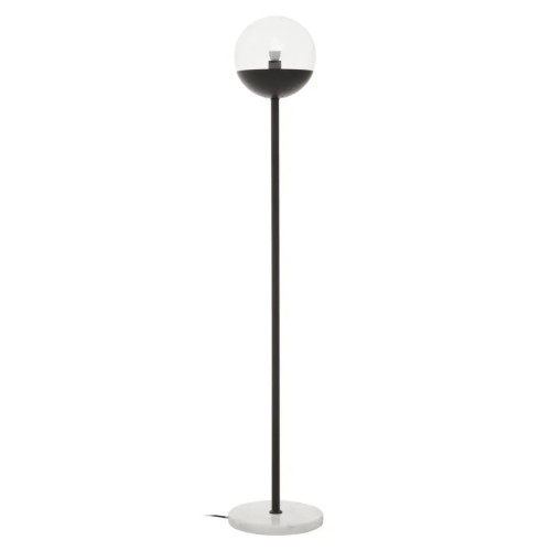 Black Finish Metal Floor Lamp 157 x 28 x 28cm