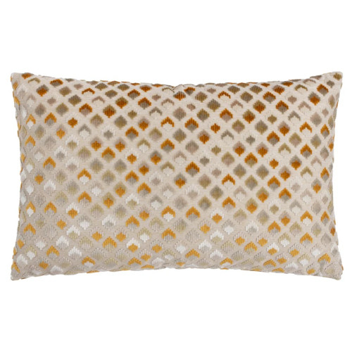 Paoletti Lexington Polyester Filled Rectangle Cushion 40 x 60cm - Gold