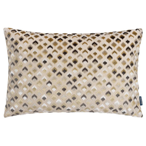 Paoletti Lexington Polyester Filled Rectangle Cushion 40 x 60cm - Warm Taupe