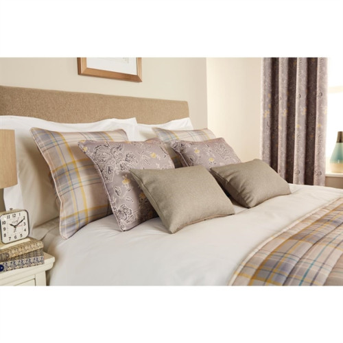Luxury Chatsworth Piped Square Cushion 55 x 55cm - Slate