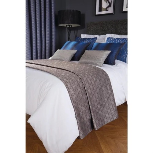 Luxury Deco Shard Bed Runner - Cobalt