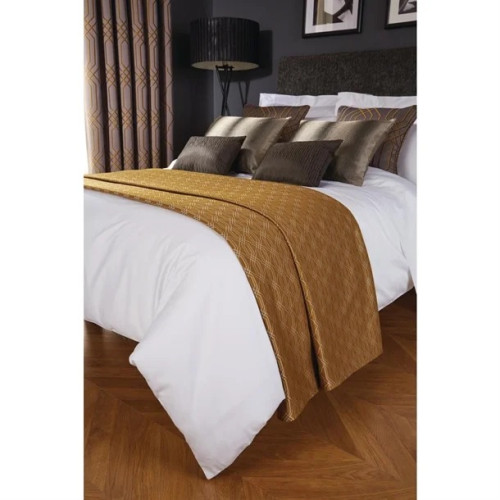 Luxury Deco Shard Bed Runner - Tarragon