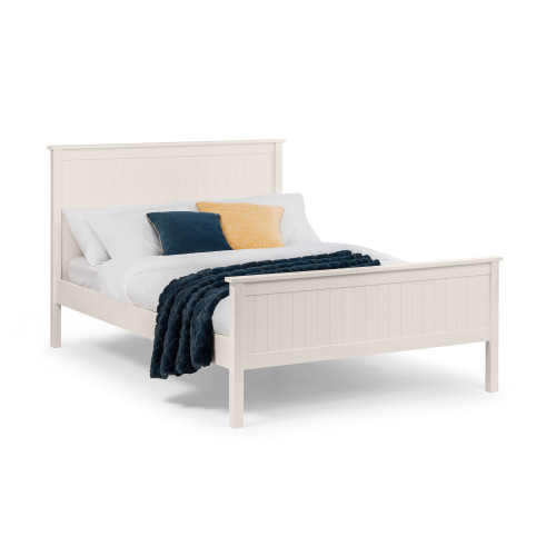Maine Surf White Bed - King (D208 x W164 x H110cm)