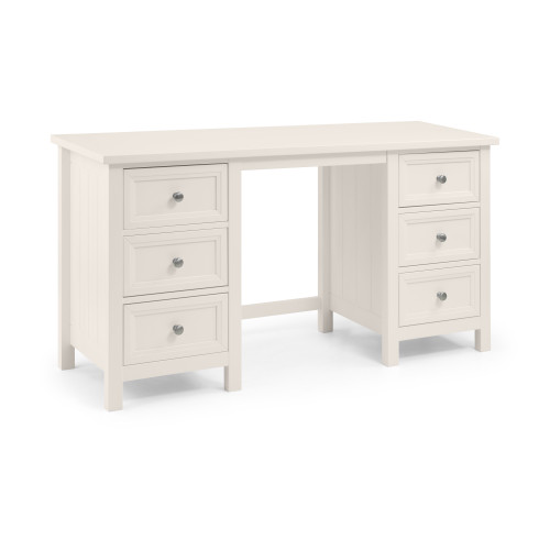 Maine Surf White Dressing Table (D44 x W145 x H74cm)