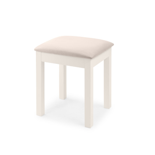 Maine Surf White Dressing Stool (D35 x W41 x H48cm)