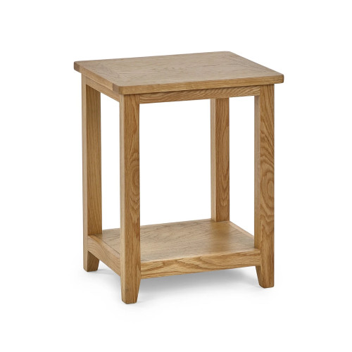 Mallory Oak FSC Mix Lamp Table (D38 x W44 x H55cm)
