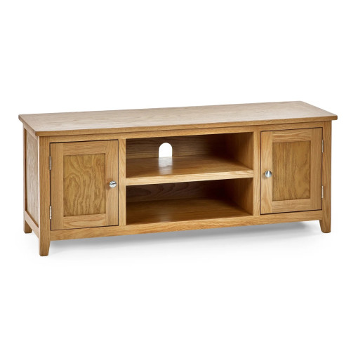 Mallory Oak FSC Mix TV Unit (D40 x W127 x H50cm)