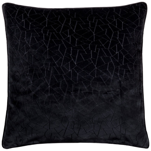 H&Atilde;EM Malans Cut Velvet Piped Polyester Filled Cushion 45 x 45cm - Bronze