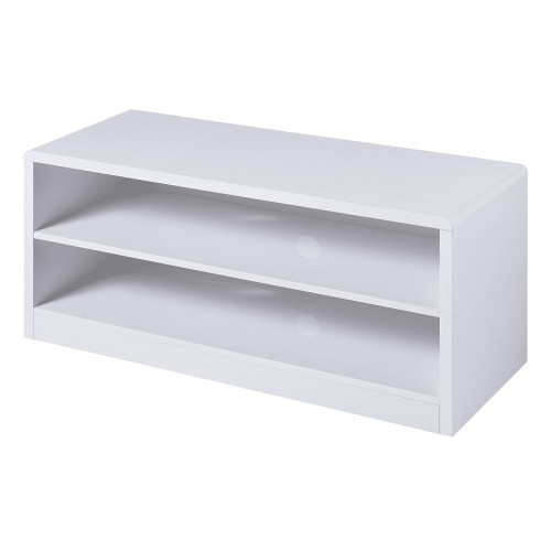 Manhattan High Gloss White TV Unit (D40 x W100 x H50cm)